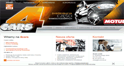 Desktop Screenshot of 4carslodz.pl